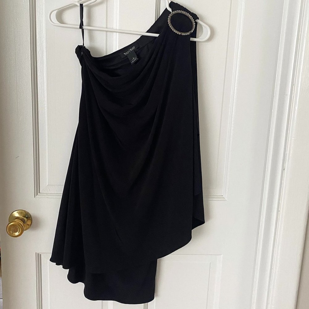 White House Black Market - One shoulder Mini Dress